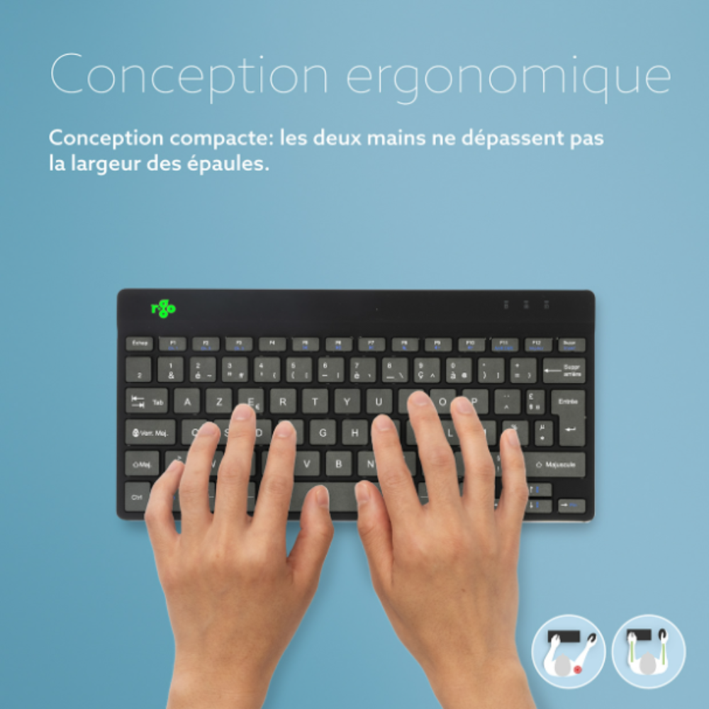Clavier Ergonomique Compact Break