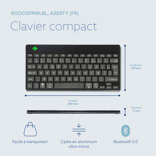 Clavier Ergonomique Compact Break