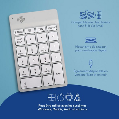 Pavé Numérique Bluetooth Numpad Break